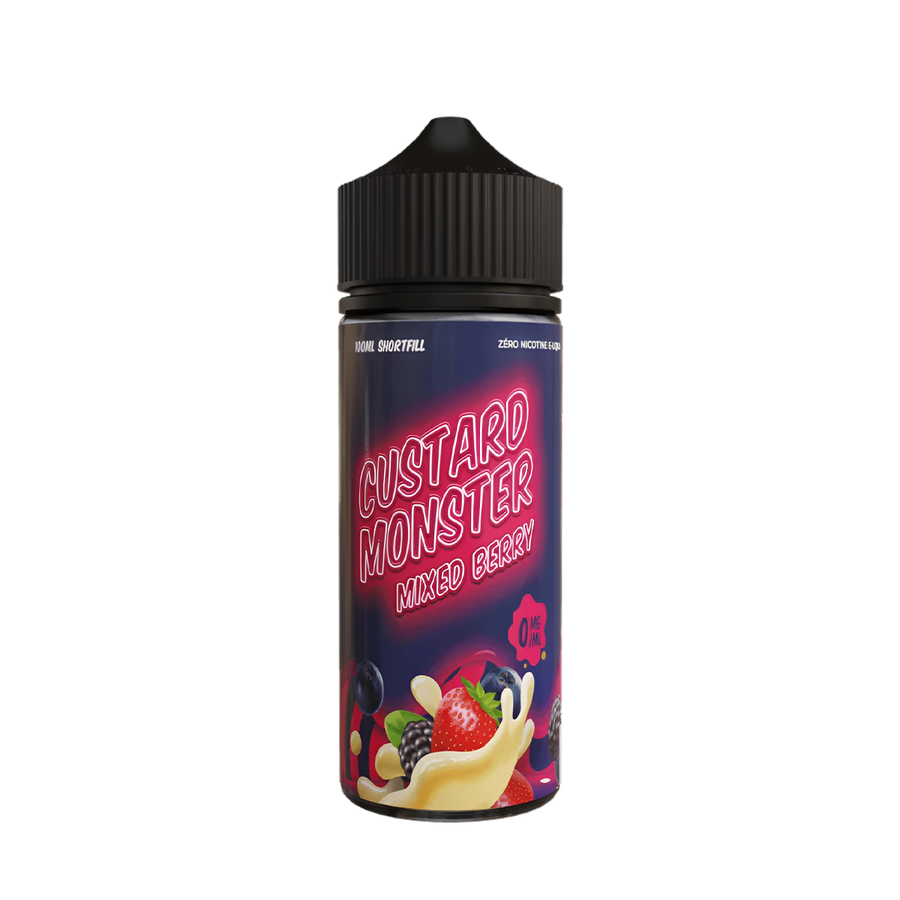 Custard Monster Freebase Vape Juice 0 Mg Mixed Berry Custard 