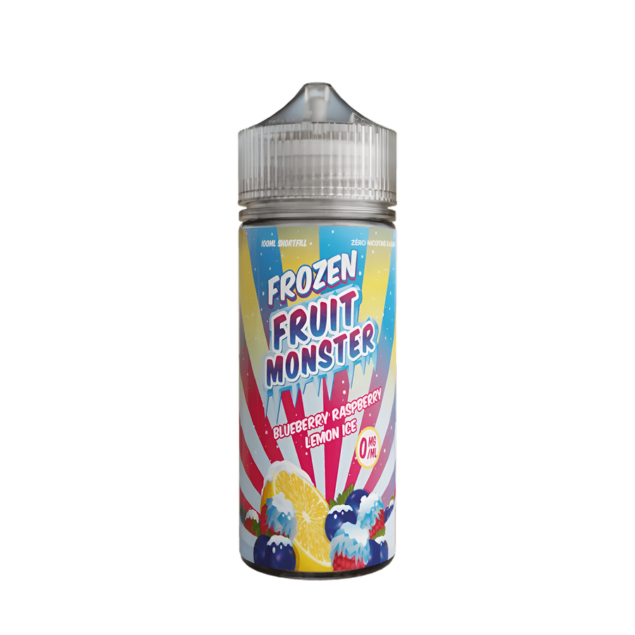 Frozen Fruit Monster Freebase Vape Juice 0 Mg Blueberry Raspberry Lemonade Ice 