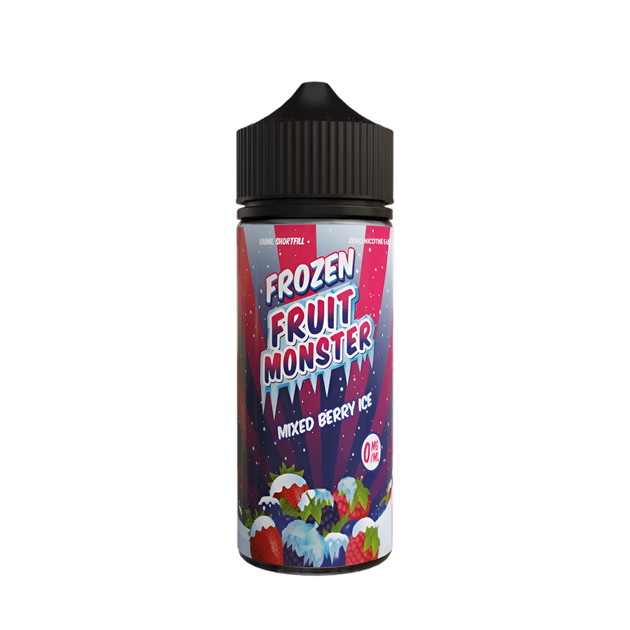 Frozen Fruit Monster Freebase Vape Juice 0 Mg Mixed Berry Ice 