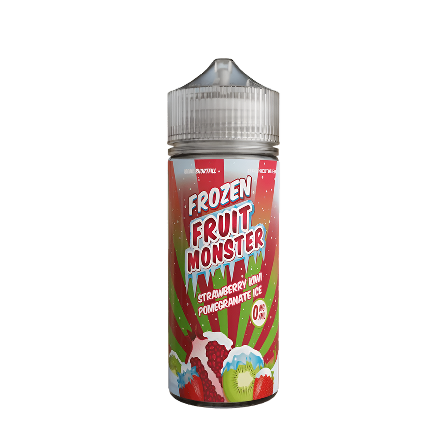 Frozen Fruit Monster Freebase Vape Juice 0 Mg Strawberry Lime Ice 