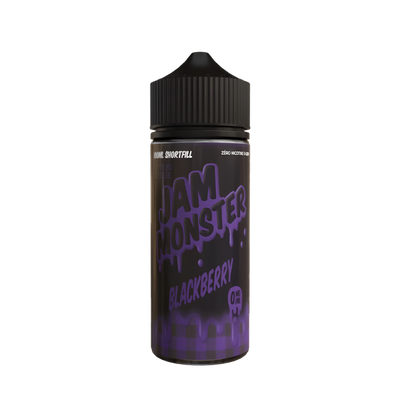 Jam Monster Freebase Vape Juice 3 Mg Blackberry 