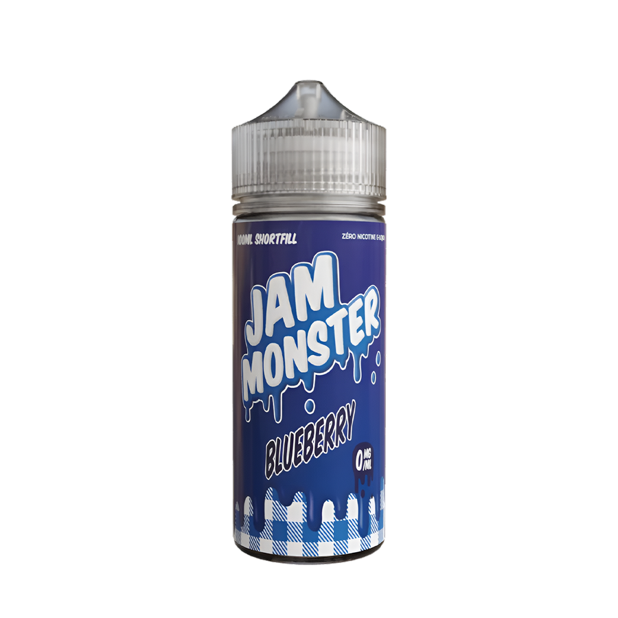 Jam Monster Freebase Vape Juice 0 Mg Blueberry 