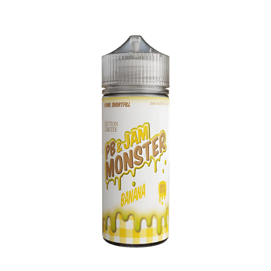 Jam Monster Freebase Vape Juice 0 Mg PB & Banana 