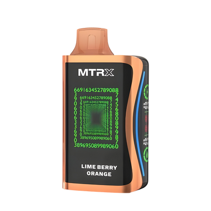 MTRX MX 25000 Disposable vape Lime Berry Orange  