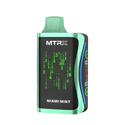 MTRX MX 25000 Disposable vape Miami Mint  