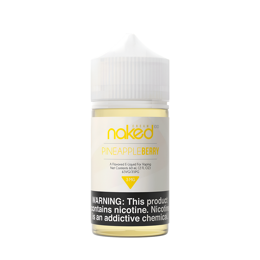 Naked 100 Cream Freebase Vape Juice 0 Mg Strawberry Pineapple Cream 