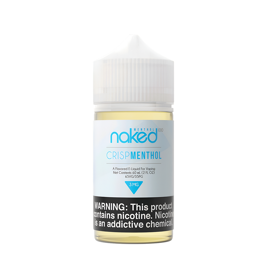 Naked 100 Menthol Freebase Vape Juice 0 Mg Crisp Menthol 