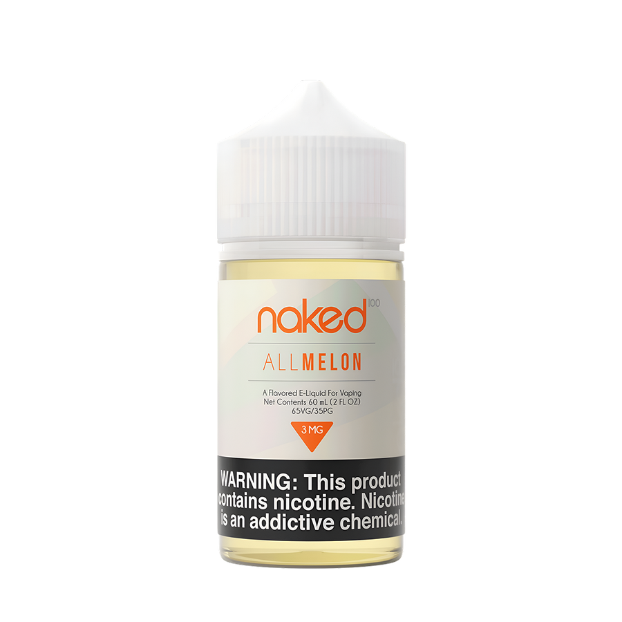 Naked 100 Original Freebase Vape Juice 0 Mg All Melon (Watermelon Cantaloupe Honeydew) 