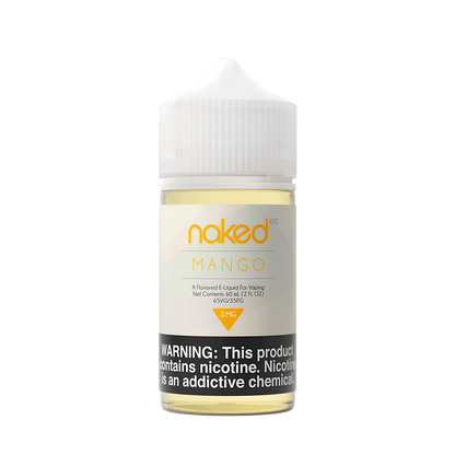 Naked 100 Original Freebase Vape Juice 0 Mg 60 Ml Mango (Mango Peach Cream)