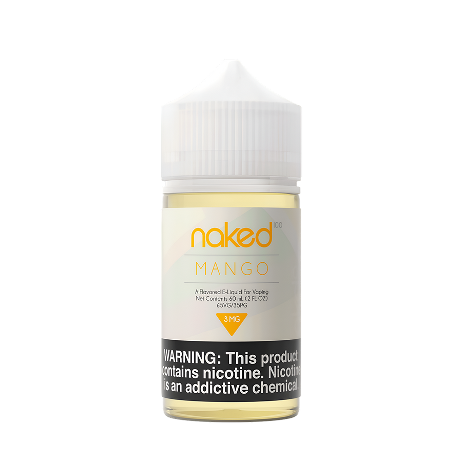 Naked 100 Original Freebase Vape Juice 0 Mg Mango (Mango Peach Cream) 