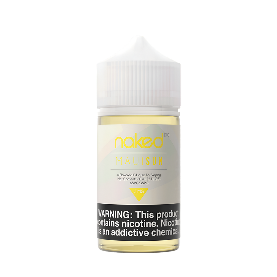 Naked 100 Original Freebase Vape Juice 0 Mg 60 Ml Mauisun (Orange Pineapple Tangerine)