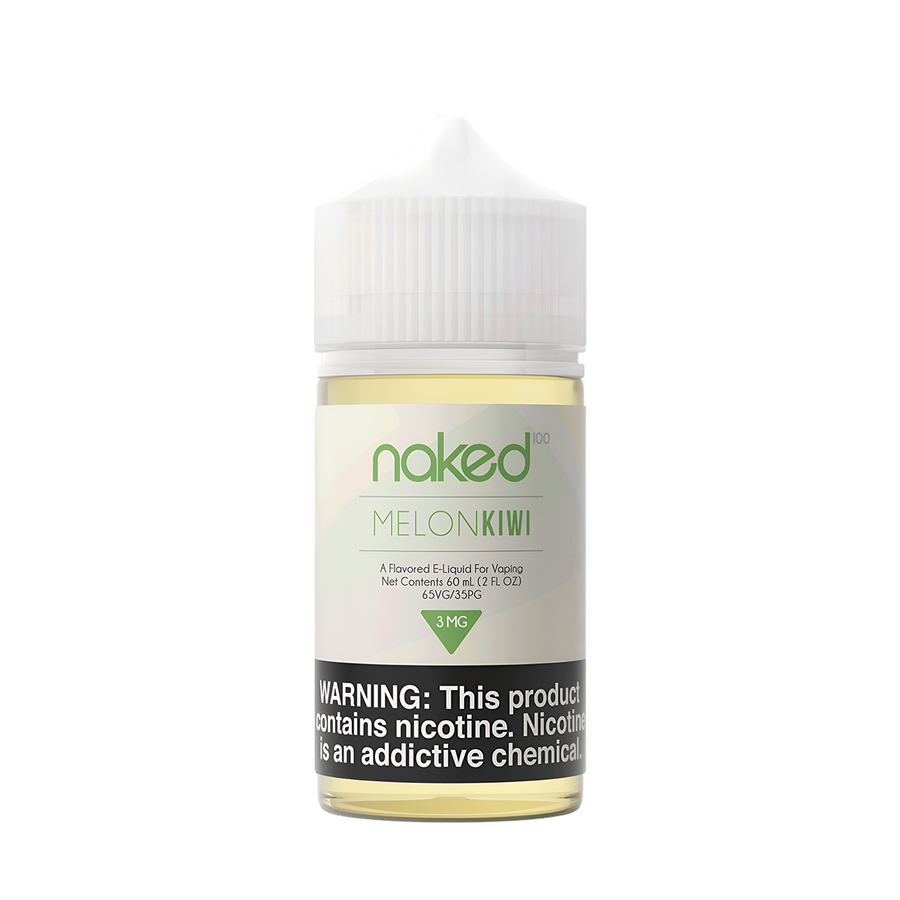 Naked 100 Original Freebase Vape Juice 0 Mg 60 Ml Melon Kiwi (Honeydew Green Apple Kiwi)