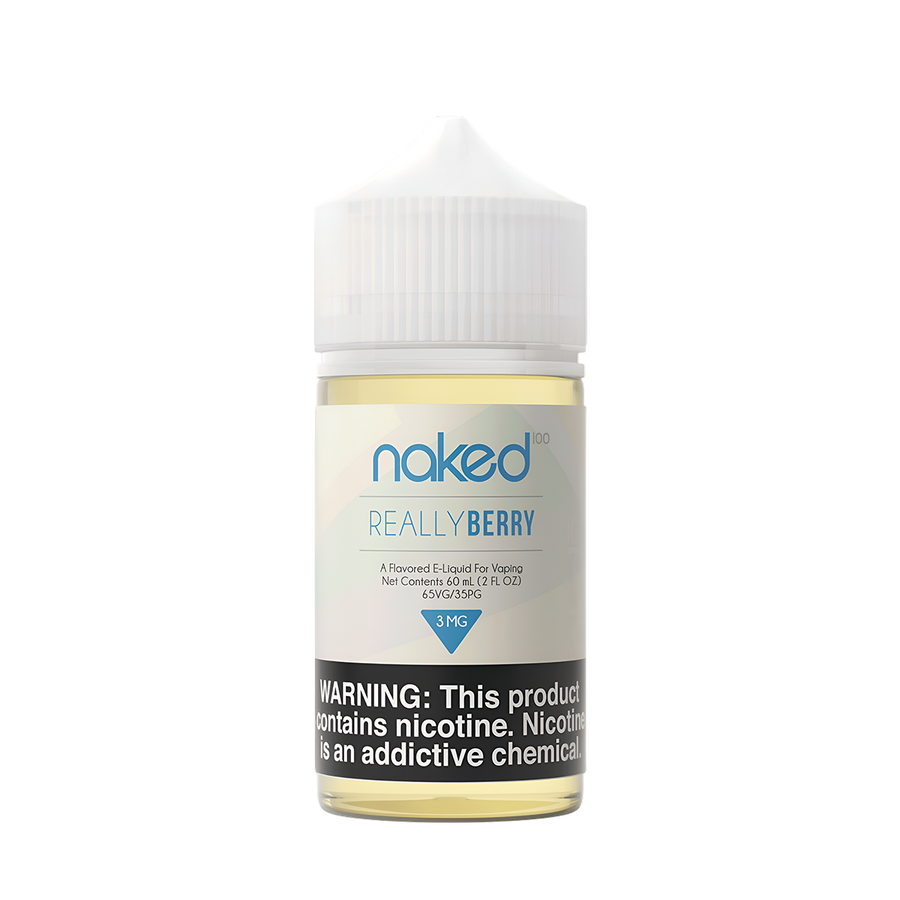 Naked 100 Original Freebase Vape Juice 0 Mg Really Berry (Blueberry Blackberry Lemon) 