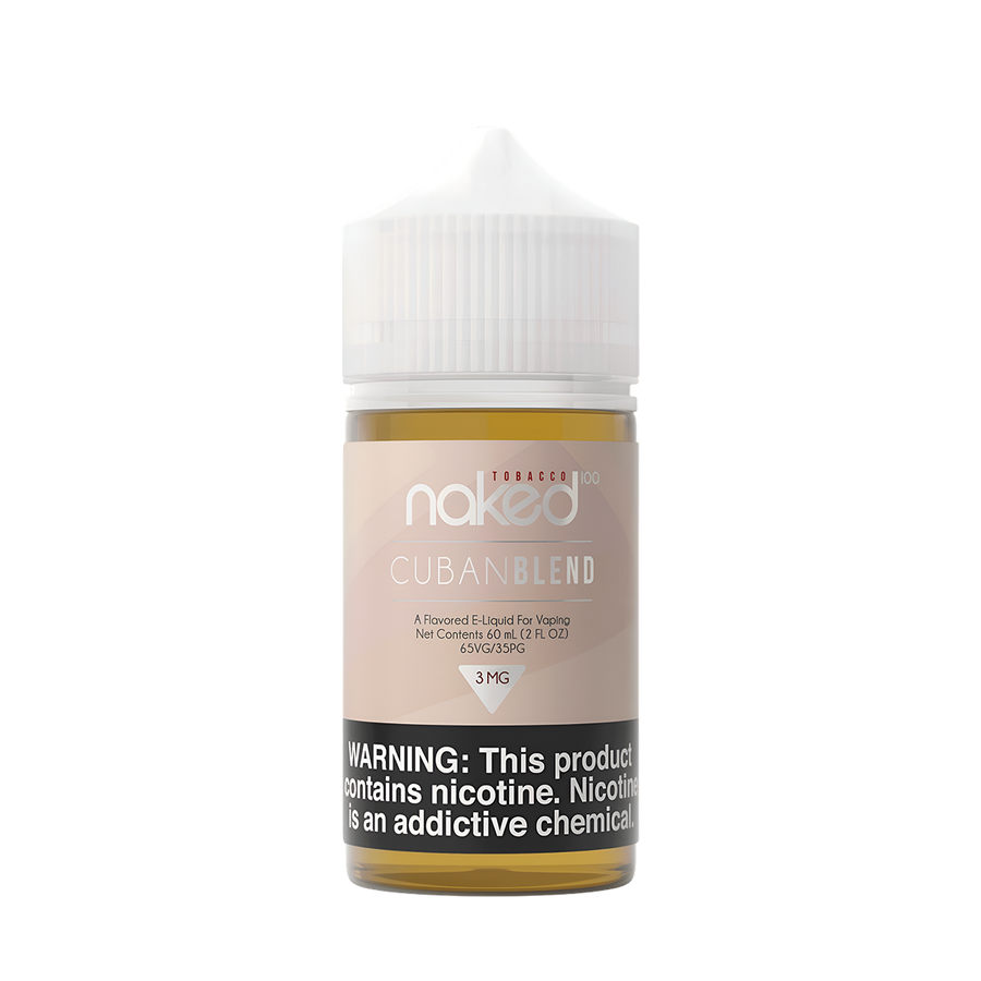 Naked 100 Tobacco Freebase Vape Juice 0 Mg Cuban Blend (Caribbean Tobacco) 