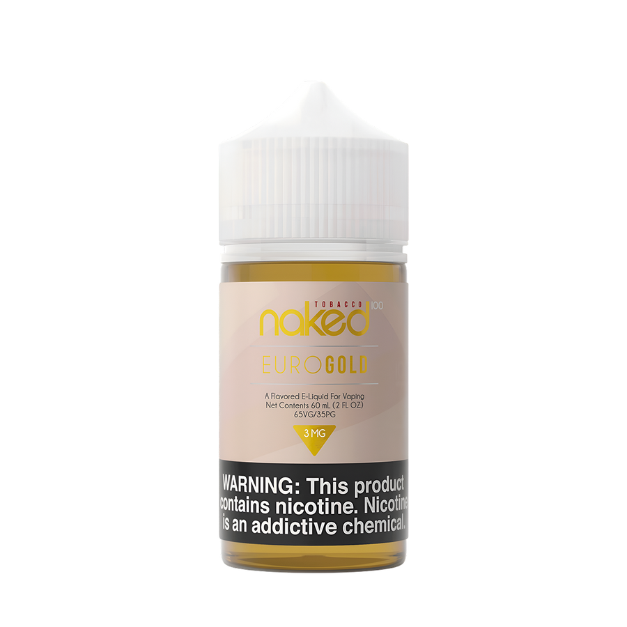 Naked 100 Tobacco Freebase Vape Juice 0 Mg Euro Gold (Smooth Tobacco) 