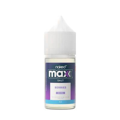 Naked 100 Ice Salt Nicotine Vape Juice 35 Mg Blueberry Raspberry Ice 