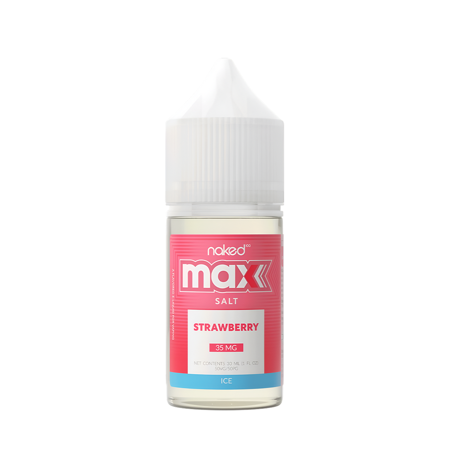 Naked 100 Ice Salt Nicotine Vape Juice 35 Mg Strawberry Ice 