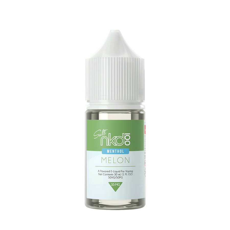 Naked 100 Menthol Salt Nicotine Vape Juice 35 Mg Menthol Melon (Honeydew Pineapple Cantaloupe Menthol) 