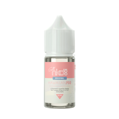 Naked 100 Original Salt Nicotine Vape Juice 35 Mg 30 Ml Hawaiian Pog (PassionFruit Orange Guava)