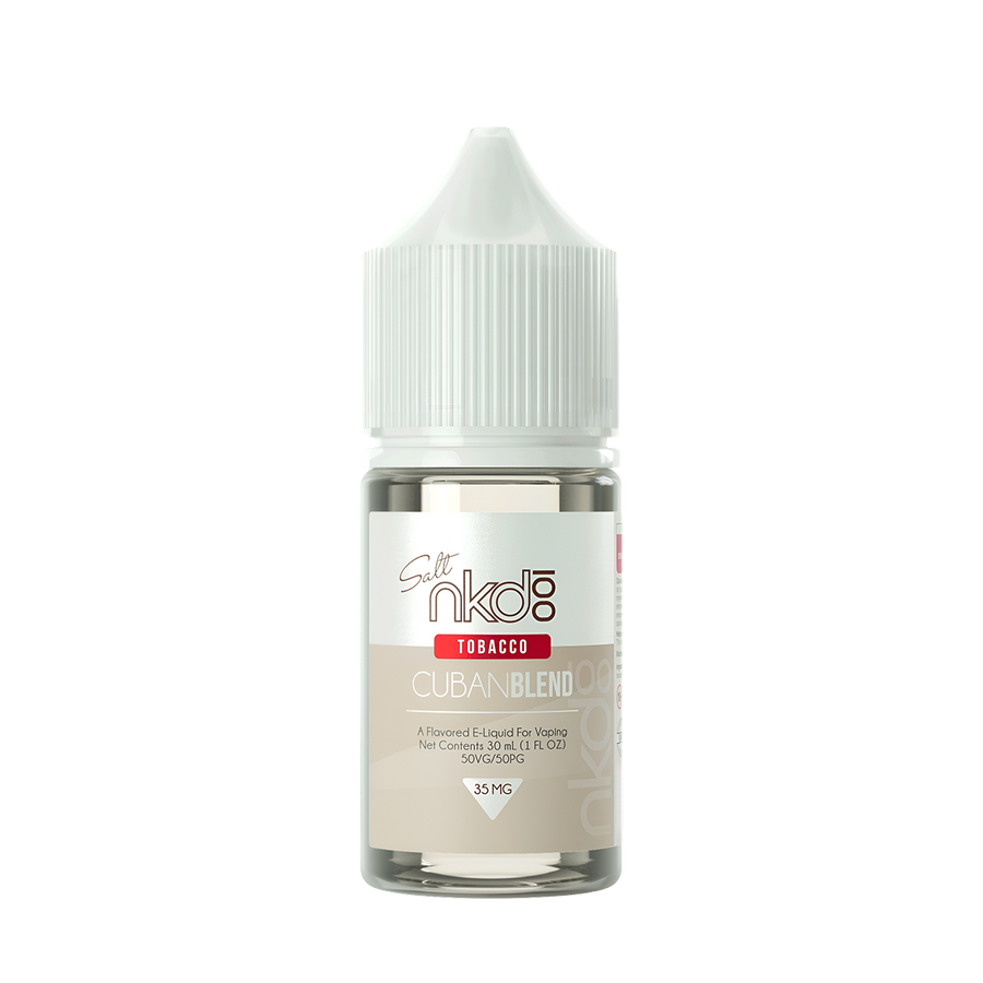 Naked 100 Tobacco Salt Nicotine Vape Juice 35 Mg 30 Ml Cuban Blend (Caribbean Tobacco)