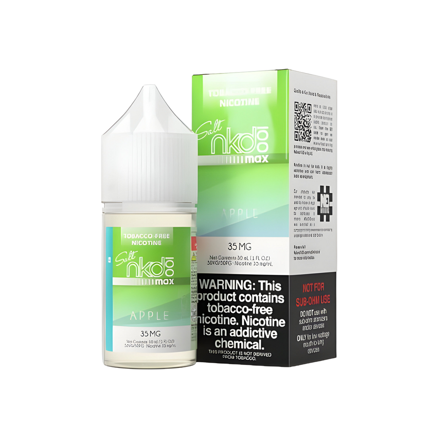 Naked 100 Max Salt Nicotine Vape Juice 35 Mg Apple Ice 