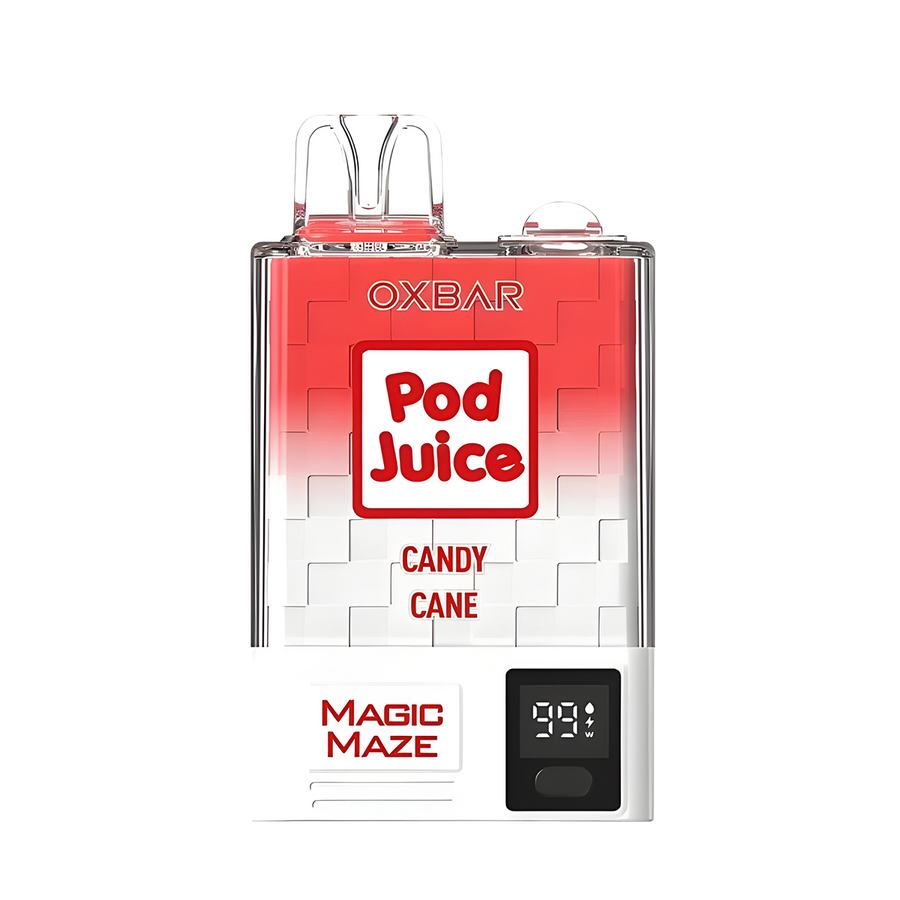 Oxbar x Pod Juice Magic Maze Pro Disposable Vape Candy Cane  