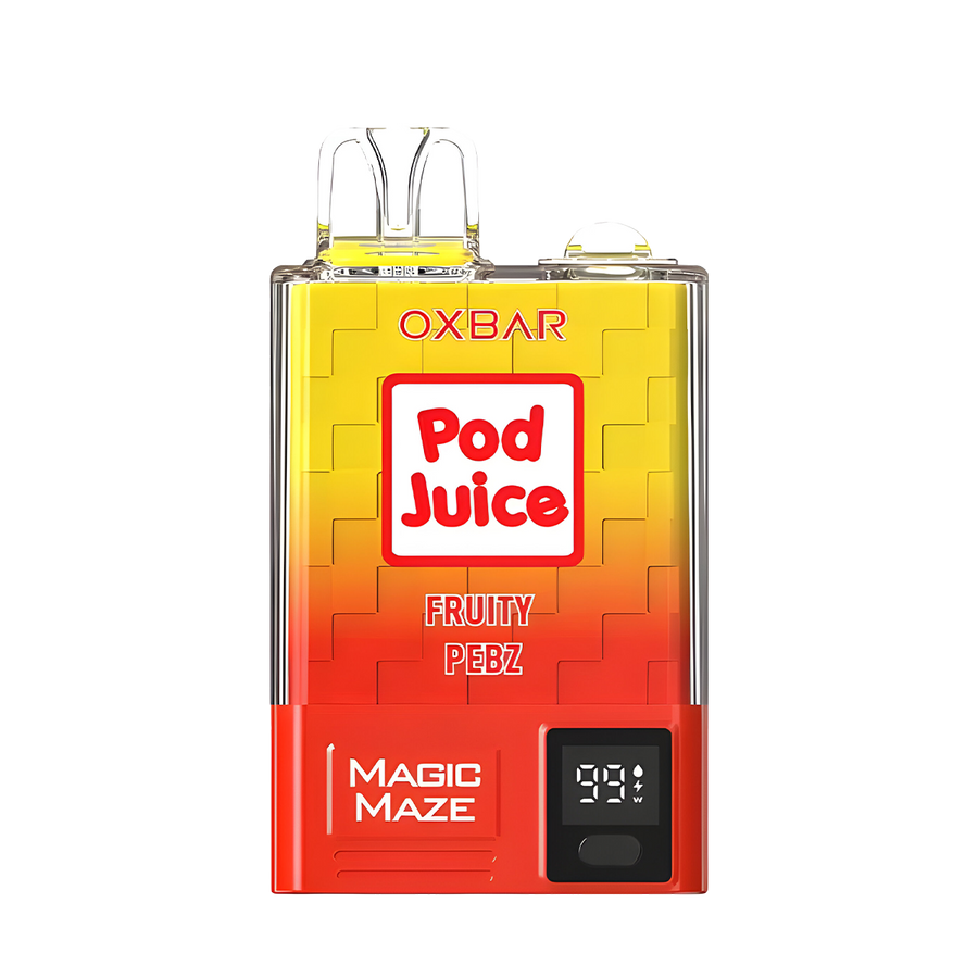 Oxbar x Pod Juice Magic Maze Pro Disposable Vape Fruity Pebz  