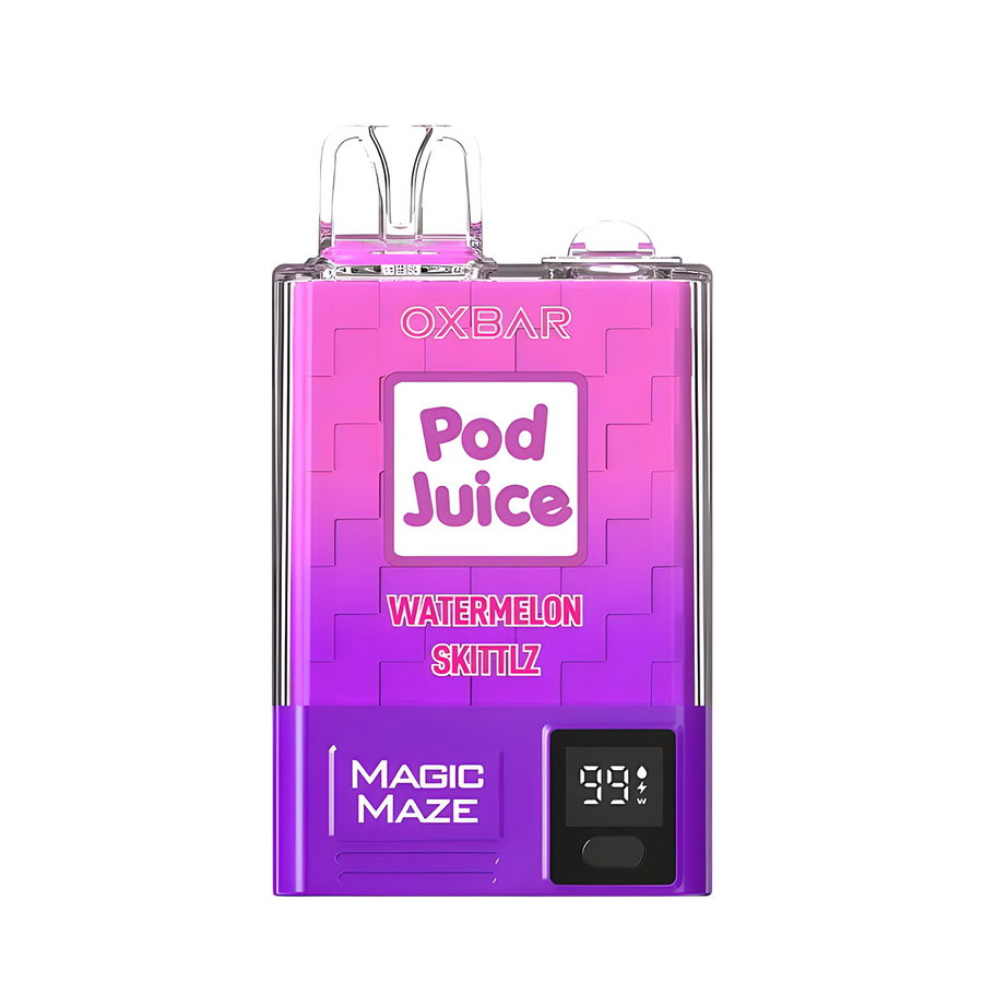 Oxbar x Pod Juice Magic Maze Pro Disposable Vape Watermelon Skittlz  