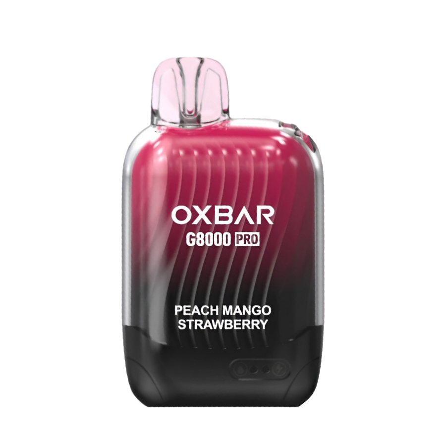 Oxebar G8000 Pro Disposable Vape Peach Mango Strawberry  