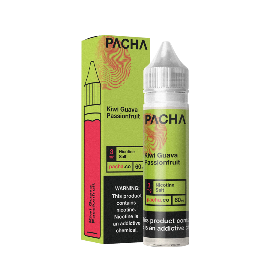 Pacha TF Freebase Vape Juice 0 Mg 60 Ml Kiwi Guava Passionfruit