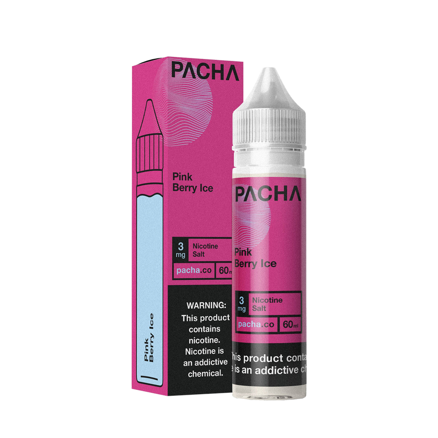 Pacha TF Freebase Vape Juice 0 Mg Pink Berry Ice 