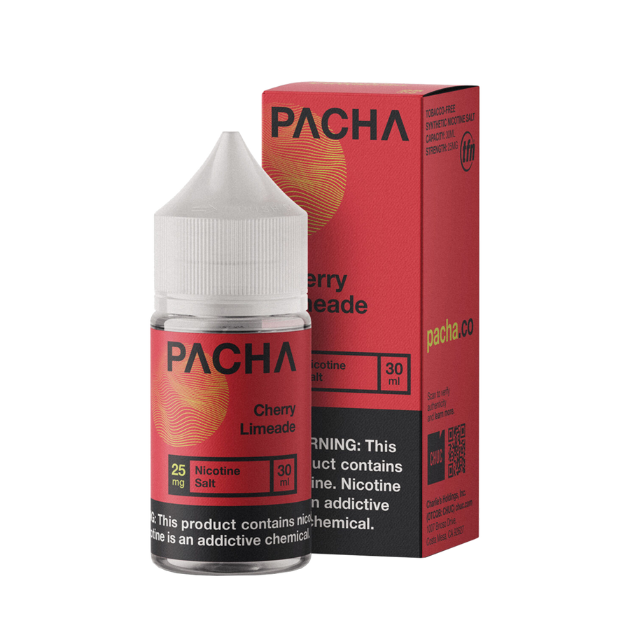 Pacha TFN Salt Nicotione Vape Juice 25 Mg Cherry Limeade 