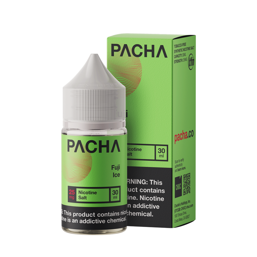 Pacha TFN Salt Nicotione Vape Juice 25 Mg Fuji Ice 