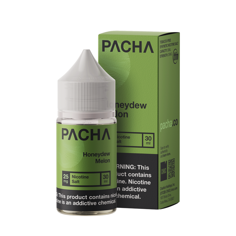 Pacha TFN Salt Nicotione Vape Juice 25 Mg Honeydew Melon 