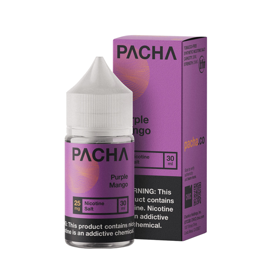 Pacha TFN Salt Nicotione Vape Juice 25 Mg Purple Mango 