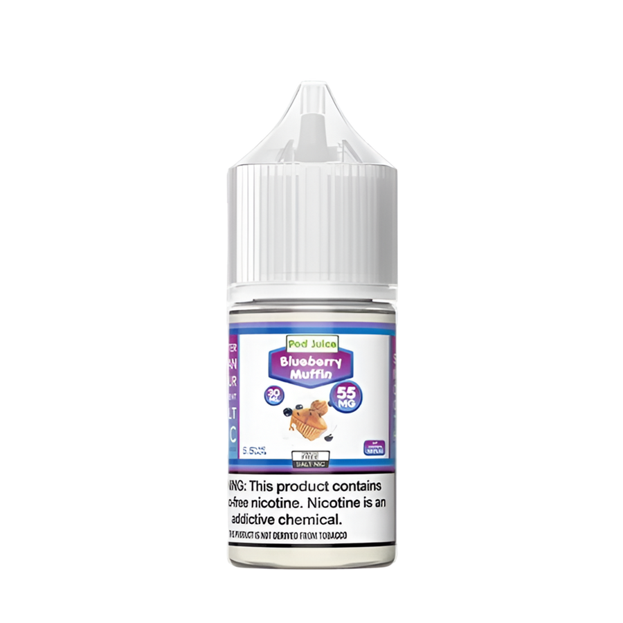 Pod Juice Salt Nicotine Vape Juice 35 Mg Blueberry Muffin 