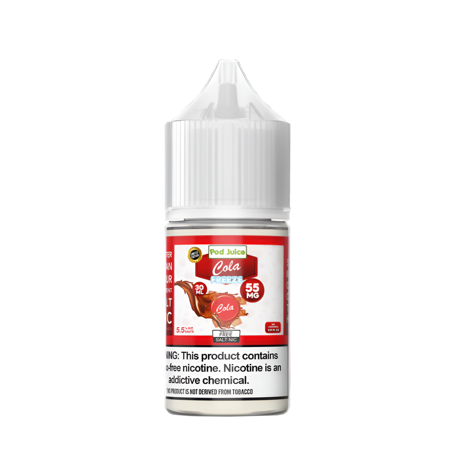 Pod Juice Freeze Salt Nicotine Vape Juice 35 Mg 30 Ml Cola Freeze