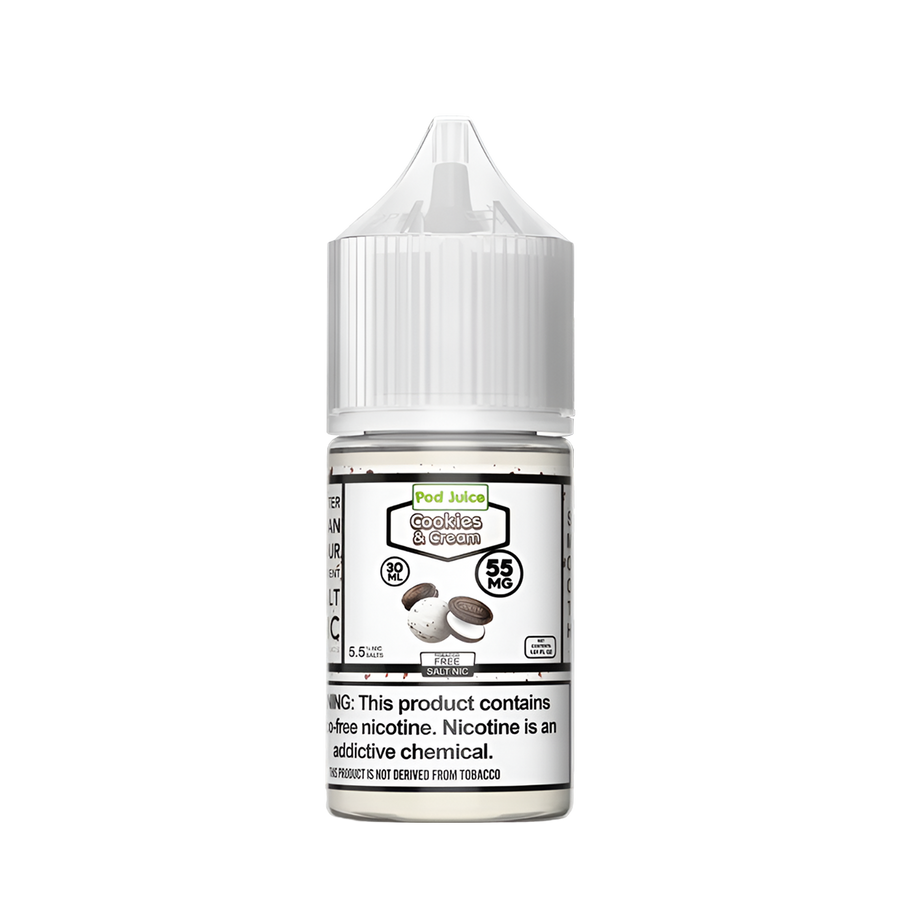 Pod Juice Salt Nicotine Vape Juice 35 Mg Cookie & Cream 