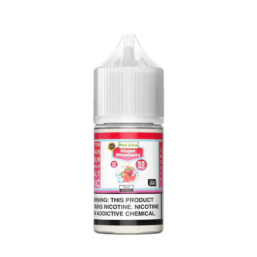 Pod Juice Salt Nicotine Vape Juice 35 Mg Frozen Strawberry 