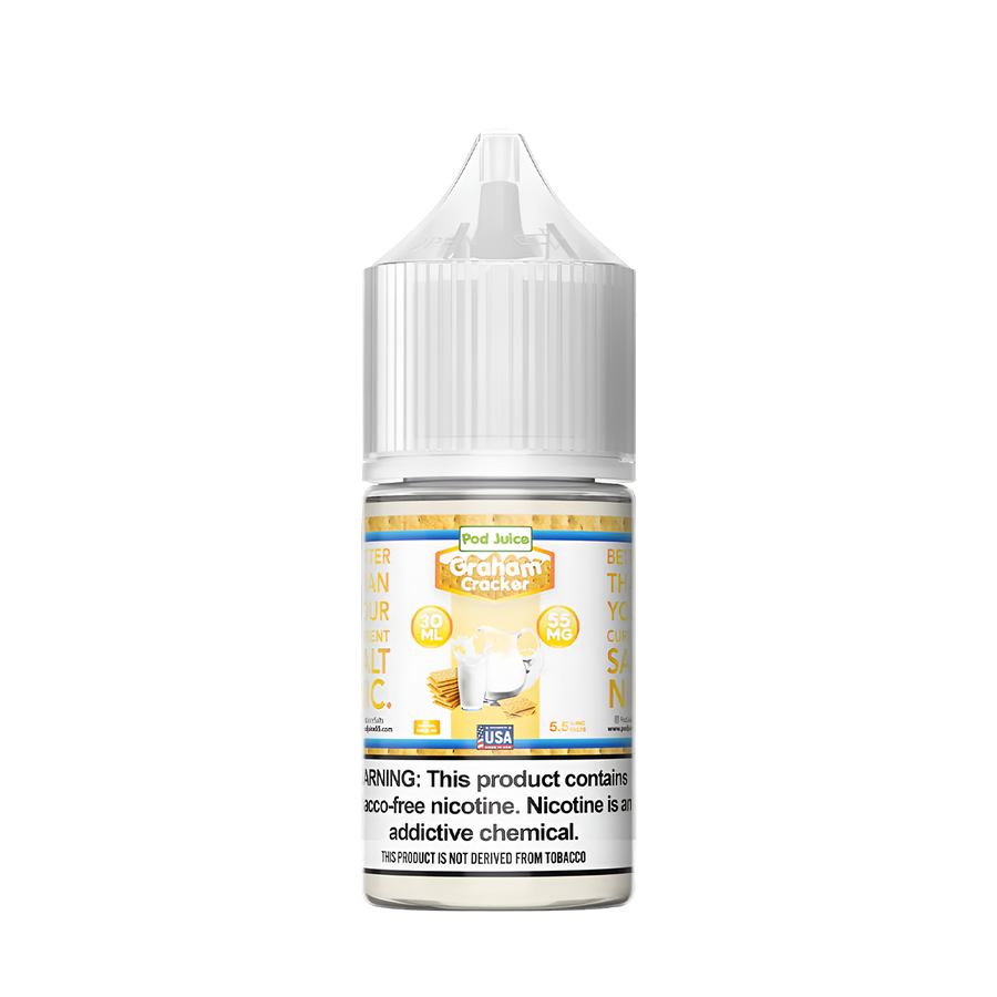 Pod Juice Salt Nicotine Vape Juice 35 Mg Graham Cracker 