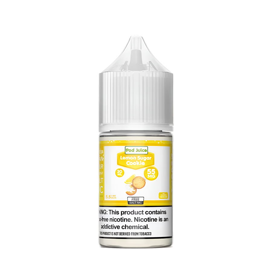 Pod Juice Salt Nicotine Vape Juice 35 Mg Lemon Sugar Cookies 