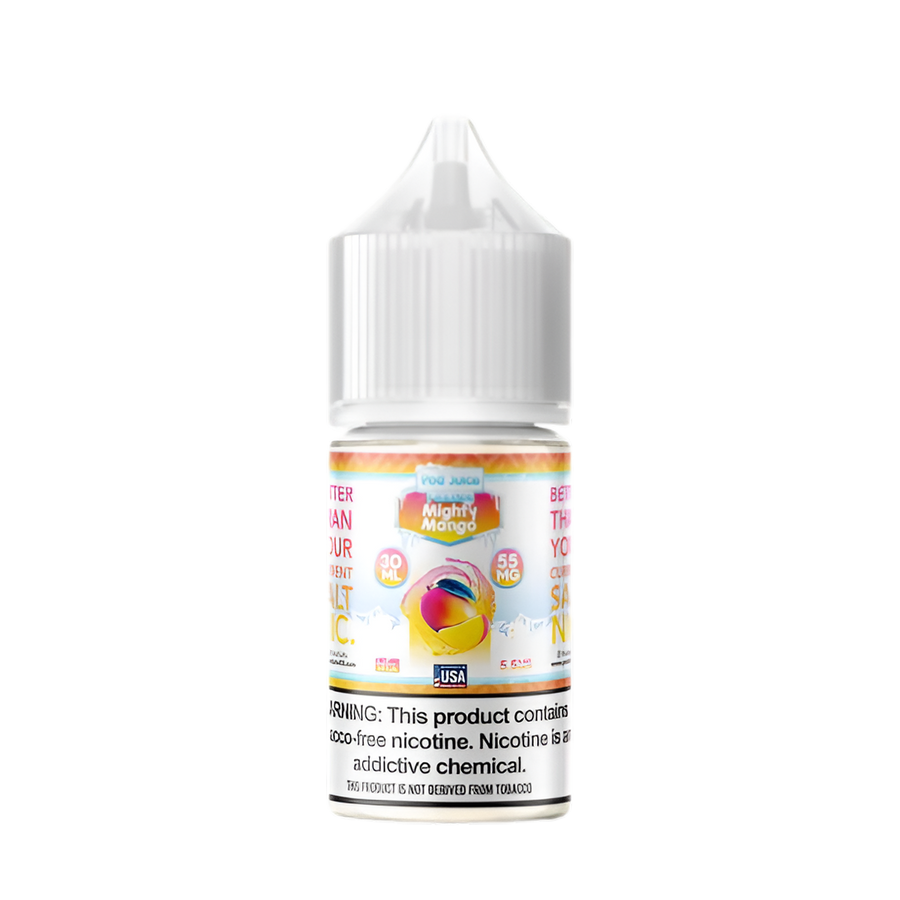 Pod Juice Freeze Salt Nicotine Vape Juice 35 Mg Mighty Mango Freeze 