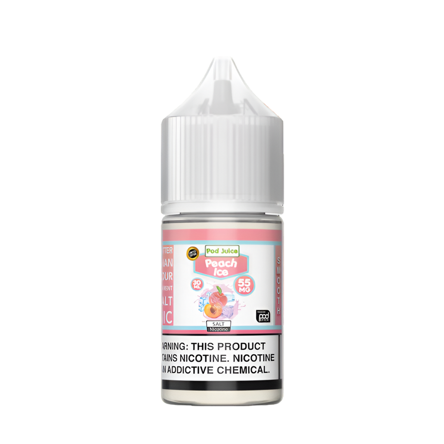 Pod Juice Freeze Salt Nicotine Vape Juice 35 Mg Peach Freeze 