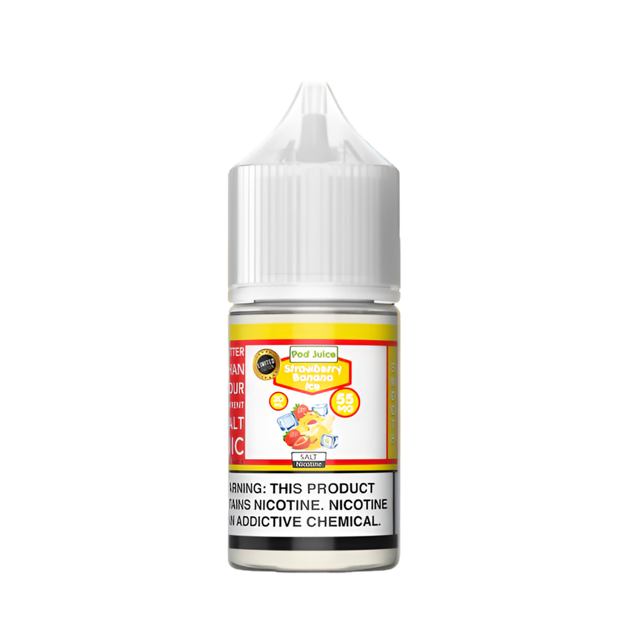 Pod Juice Salt Nicotine Vape Juice 35 Mg Strawberry Banana 