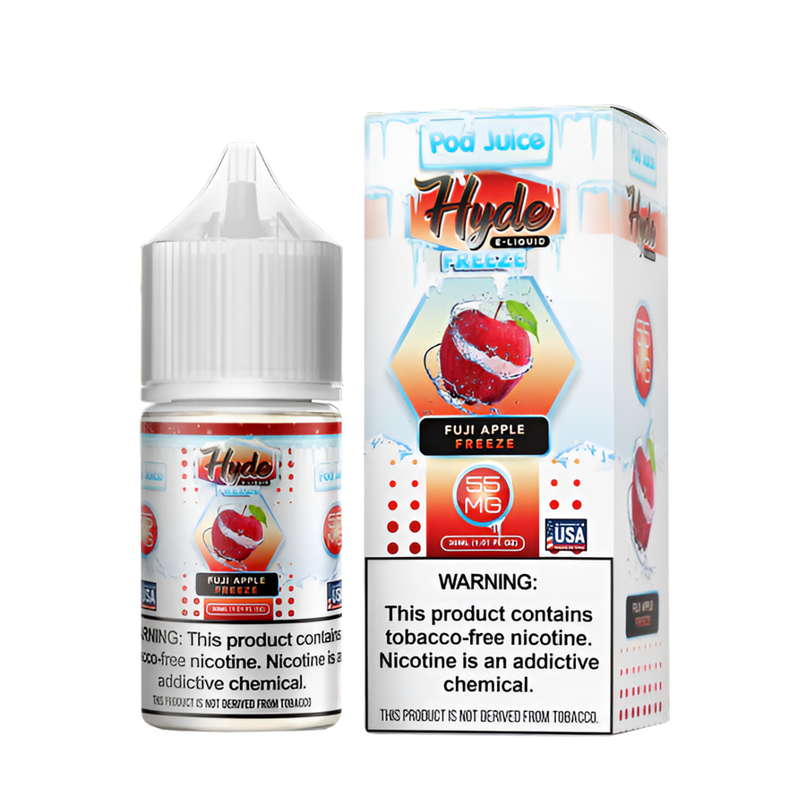 Pod Juice x Hyde Salt Nicotine Vape Juice 35 Mg 30 Ml Jewel Fuji Apple Freeze