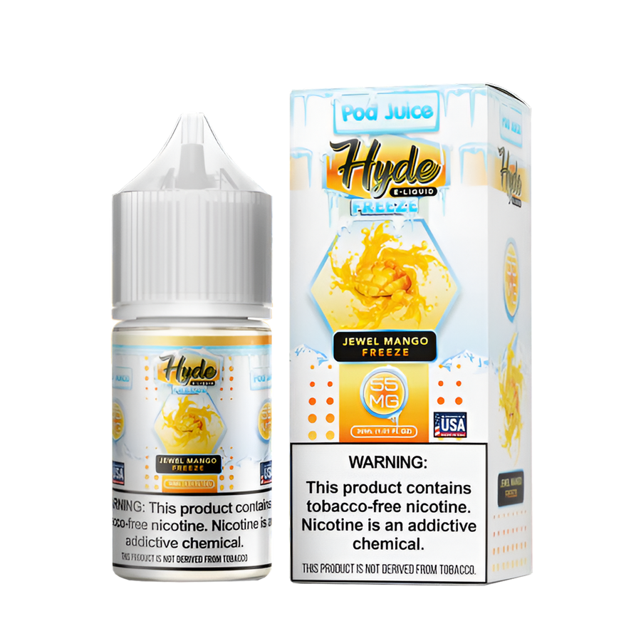 Pod Juice x Hyde Salt Nicotine Vape Juice 35 Mg Jewel Mango Freeze 