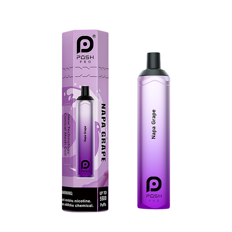 Posh Pro 5500 Disposable Vape Napa Grape  