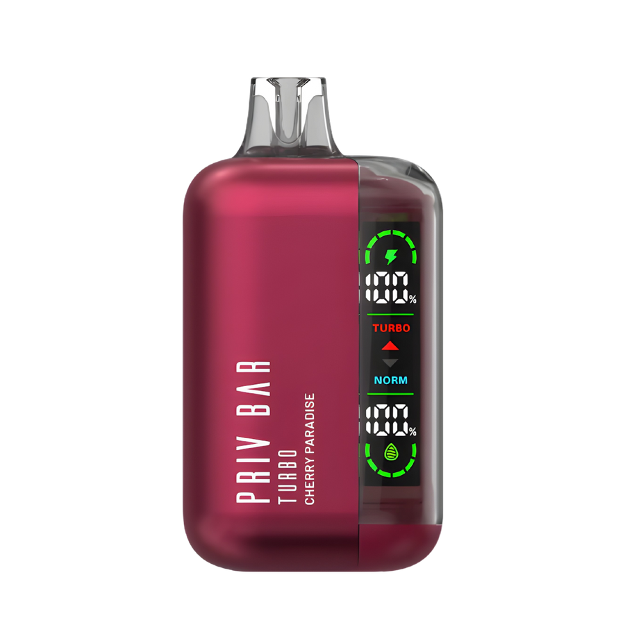 Priv Bar Turbo 15K Disposable Vape Cherry Paradise  