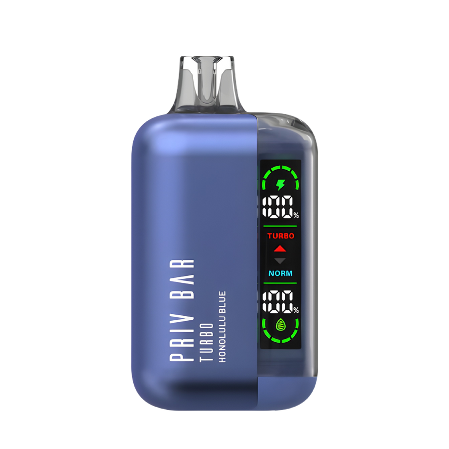 Priv Bar Turbo 15K Disposable Vape Honolulu Blue  