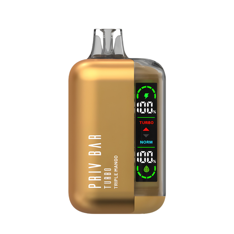 Priv Bar Turbo 15K Disposable Vape Triple Mango  